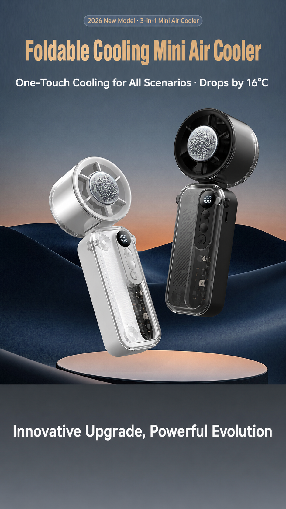 F7 Foldable Cooling Fan